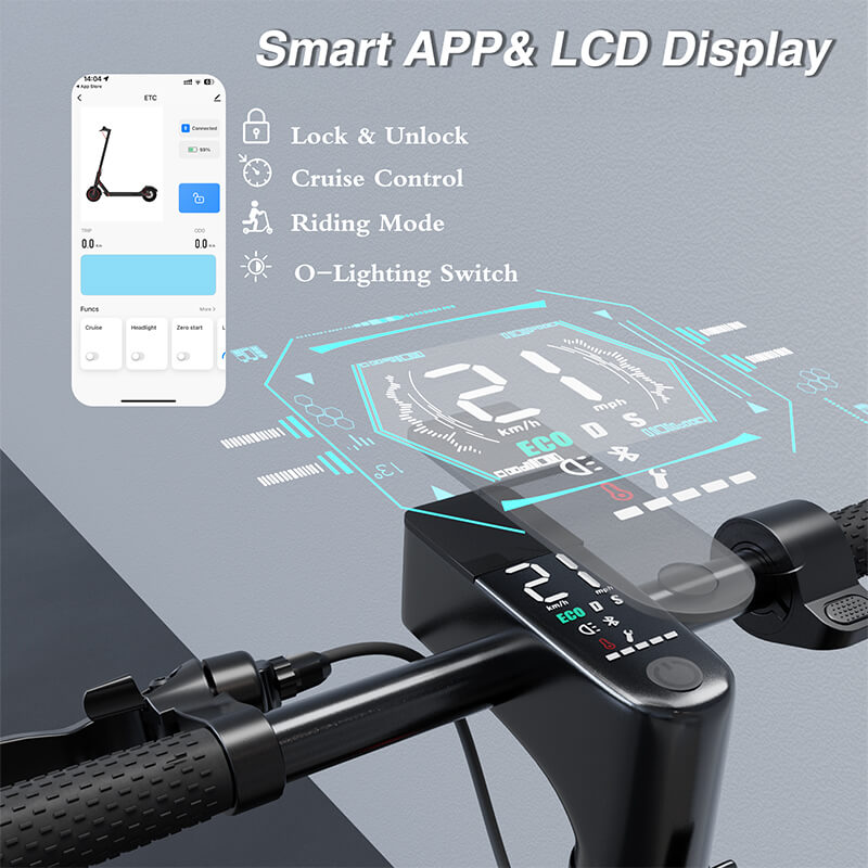 T1/T1 PRO Foldable E-Scooter with 350W Motor & 36V 10.4Ah Battery